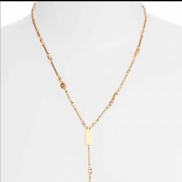 Kendra Scott Jewelry - Kendra Scott Crowley Gold Y Necklace In Smoky Mix $140 NWT.